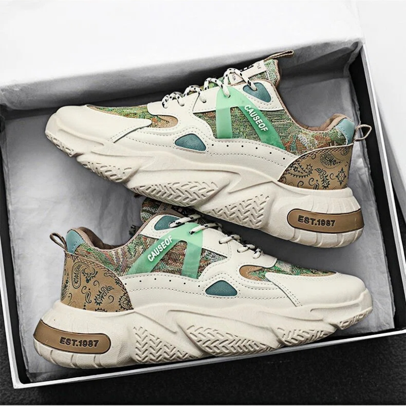 Wide Toe Box Running Sneakers - Zapatos para Hombre, Punta Ancha, Estilo