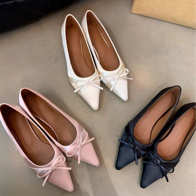 Women'S Shoes - Sandalias Planas Casuales de Chifón con