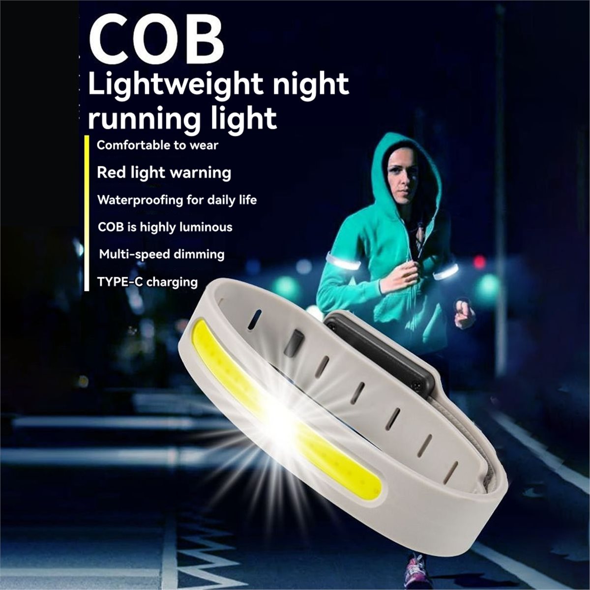 AD45 2PCS Brazalete Luminoso p - Reflective Night Running Shoes reseña y precio