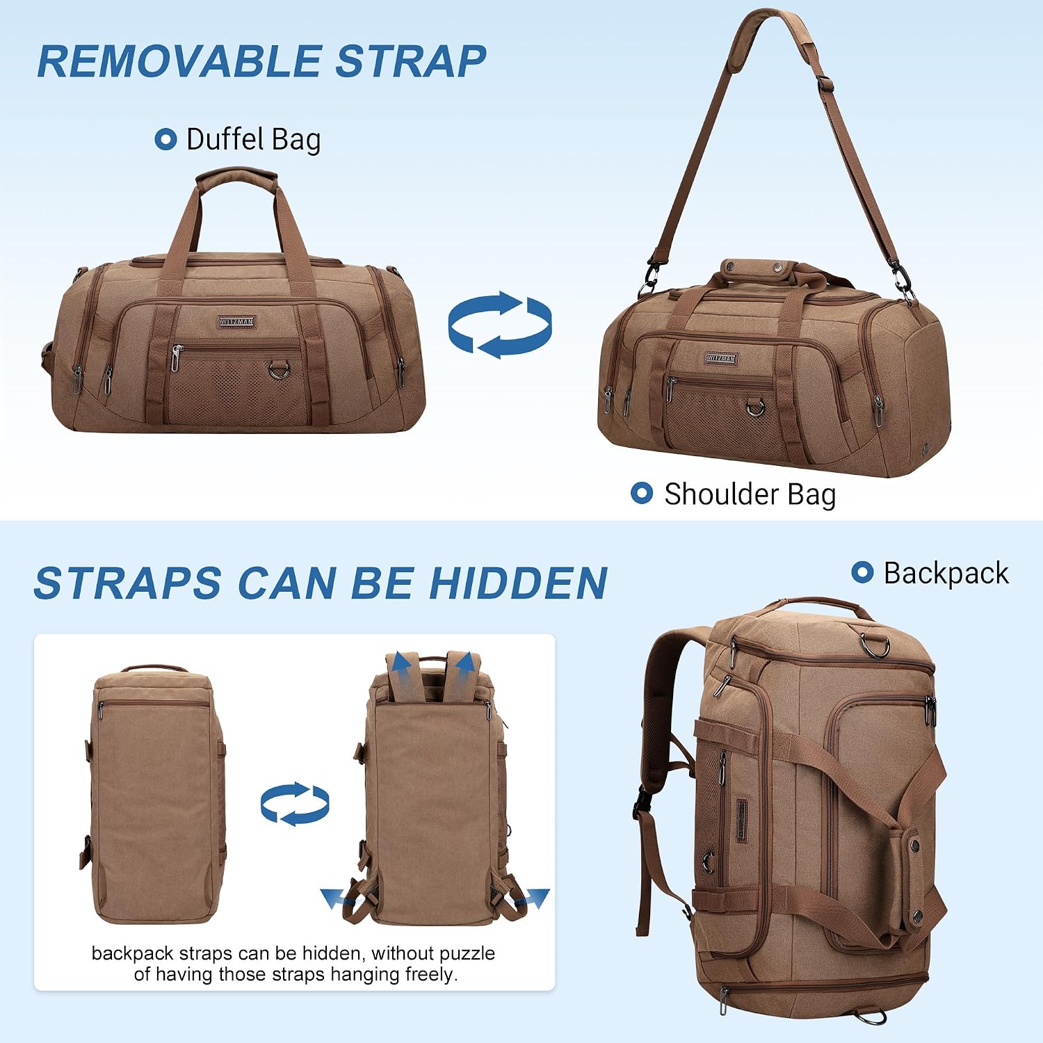 Bolsa de Lona para Hombre 3 en - Men'S Shoes reseña y precio