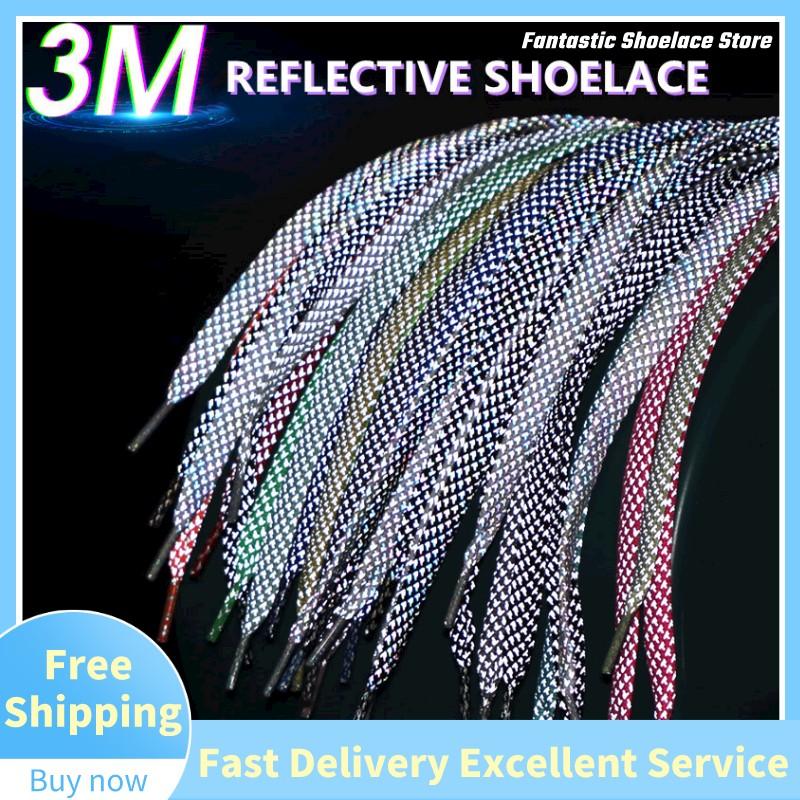 Cordones reflectantes 3M, cord - Reflective Night Running Shoes reseña y precio
